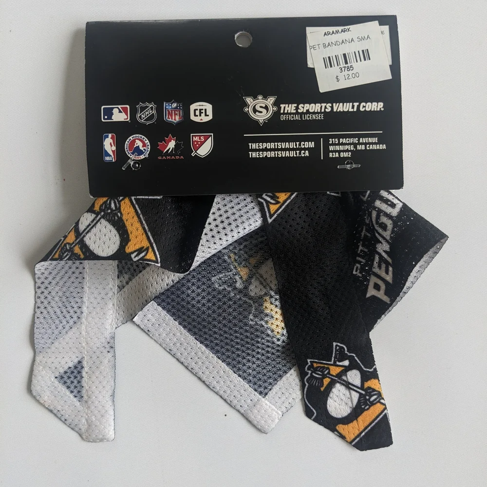 Pittsburgh Penguins Pet Bandana S/M